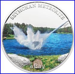 Cook Islands 2012 $5 Seymchan Meteorite 20g Silver Proof Coin with Insert