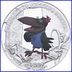 Cook Islands 2012 5$ The Return of the Prodigal Parrot Raven 1Oz Silver Coin
