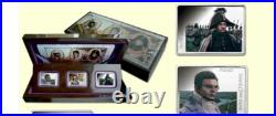 Cook Islands 2012 $5 WAR AND PEACE Leo Tolstoy 3 x 1 Oz Silver Proof Coin Set
