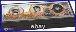 Cook Islands 2012 $5 WAR AND PEACE Leo Tolstoy 3 x 1 Oz Silver Proof Coin Set