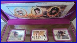 Cook Islands 2012 $5 WAR AND PEACE Leo Tolstoy 3 x 1 Oz Silver Proof Coin Set