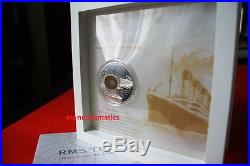 Cook Islands 2012 Windows Of History 100th Anniversary Titanic Silver Coin