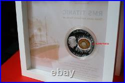 Cook Islands 2012 Windows Of History 100th Anniversary Titanic Silver Coin 1