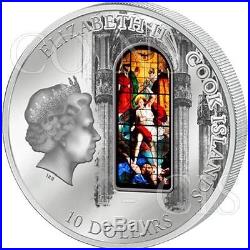 Cook Islands 2013 10$ MILAN Cathedral Windows Of Heaven 50g Proof Silver Coin