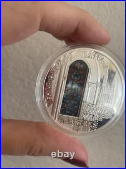 Cook Islands 2013 10$ WINDOWS OF HEAVEN CHARTES Silver Coin