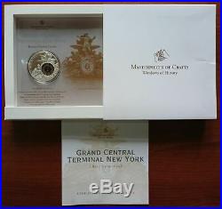 Cook Islands 2013 $10 WINDOWS OF HISTORY Grand Central Terminal New York Coin