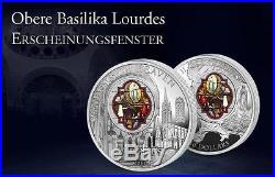 Cook Islands 2013 $10 Windows of Heaven Lourdes 50g Silver Proof Coin