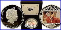 Cook Islands 2013 20$ Lady Godiva Collier Masterpieces of Art silver coin