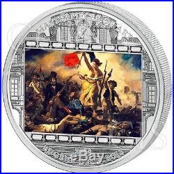Cook Islands 2013 20$ Liberty Leading the People Delacroix MoA 3oz Proof Ag Coin