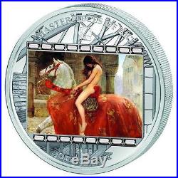 Cook Islands 2013 $20 Masterpieces of Art John Maler Lady Godiva 3oz Silver Coin