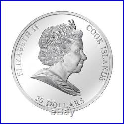 Cook Islands 2013 $20 Masterpieces of Art John Maler Lady Godiva 3oz Silver Coin