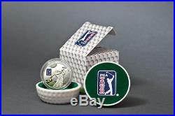 Cook Islands 2013 $5 PGA TOUR Golf Club 20g Silver Proof Coin with Inlay