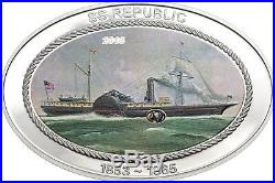 Cook Islands 2013 $5 SS Republic 1853 1865 25g Silver Proof Coin with Insert