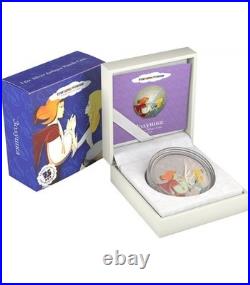 Cook Islands 2013 Cartoon Soyuzmultfilm Cinderella AntiqueFinish 1oz Silver Coin