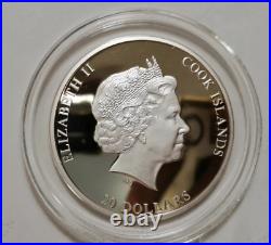 Cook Islands 2013 Lady Godiva by John Collier $20 Silver Coin 3oz COA Box