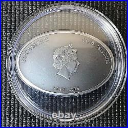 Cook Islands 20145$ Florence Ceilings of Heaven NANO LAST JUDGMENT Silver Coin