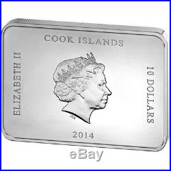 Cook Islands 2014 10$ Grand Interiours Palaca Caserta 77.75 g Silver Coin