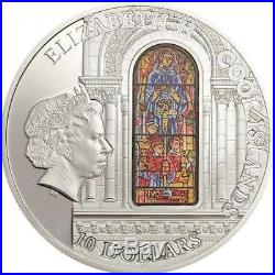 Cook Islands 2014 10$ WINDOWS HEAVEN SACRE COEUR Montmartre 50g Silver Coin