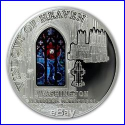 Cook Islands 2014 10$ Windows Of Heaven Washington Meteorite Silver Coin 13