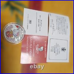 Cook Islands 2014 Hello Kitty 40th Anniversary 1oz 999 Silver Coin Proof