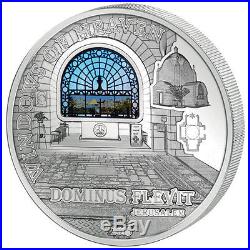 Cook Islands 2015 10$ Dominus Flevit JERUSALEM Windows Of Heaven 50g Silver Coin