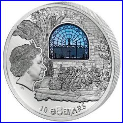 Cook-Islands-2015-10-Dominus-Flevit-JERUSALEM-Windows-Of-Heaven-50g-Silver-Coin