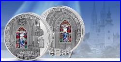 Cook Islands 2015 10$ Windows of Heaven Zagreb Cathedral Proof 50g Silver Coin