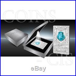 Cook Islands 2015 20$ Luxury Line Turquoise Shell 100g Proof-Like Silver Coin
