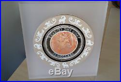 Cook Islands 2015 25$ GOAT MOTHER OF PEARL Lunar Year Series 5 Oz Silver Coin