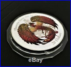 Cook Islands 2015 Phoenix from the Ashes $20 Silver High Relief Coin 3oz