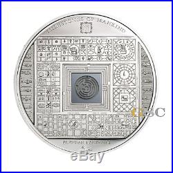 Cook Islands 2016 10$ Egyptian Labyrinth Milestones of Mankind silver coin