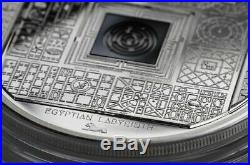 Cook Islands 2016 $10 Egyptian Labyrinth Silver Proof Coin
