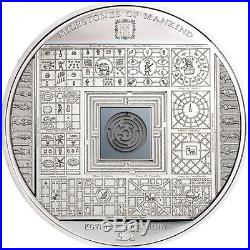 Cook Islands 2016 10$ Milestones Mankind -Egyptian Labyrinth Proof Silver Coin