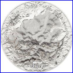 Cook Islands 2016 25$ Denali 7 Summits 5oz Proof Silver Coin