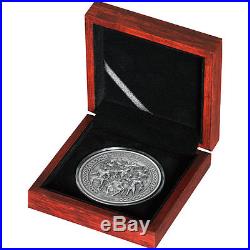 Cook Islands 2016 25$ Norse Gods Odin Thor Heimdall Antique finish Silver Coin