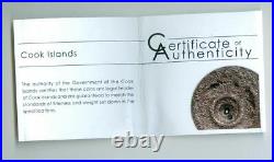 Cook Islands 2016 $2 Tamdakht Meteorite 1/2 Oz. 999 Silver Pcgs Ms-69 Cook Islands 2016 $2 Tamdakht Meteorite 1/2 Oz. 999 Silver Pcgs Ms-69