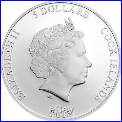 Cook Islands 2016 $5 Magnificent Life Spider 1 Oz Silver Coin PRESALE