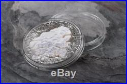 Cook Islands 2016 7 Summits Denali 25$ Silver 999 5 Oz Silver Coin