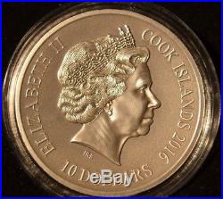 Cook Islands 2016, Norse Gods Frigg, 2 oz fine Silver Coin