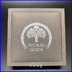 Cook Islands 2016 The Norse Gods Heimdall 2 oz Antique Finish Silver Coin