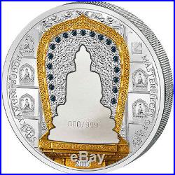 Cook Islands 2017 20$ & 25$ Shakyamuni Buddha Masterpieces Art 3oz Silver Coin
