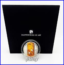 Cook Islands 2017 20$ Masterpieces Of Art Shen Quan Cranes 3 oz Silver Coin