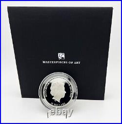 Cook Islands 2017 20$ Masterpieces Of Art Shen Quan Cranes 3 oz Silver Coin