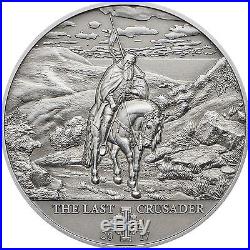 Cook Islands 2017 5$ 10th Crusade The last Crusader 1oz Silver Coin