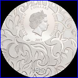 Cook Islands 2017 $ 5x3 Scarabs III Solar Zenith 3x1oz Silver Proof Coins Set