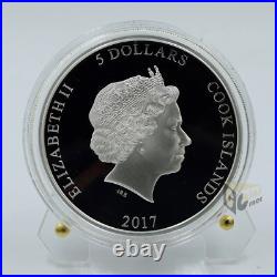 Cook Islands 2017 Cobra Snake Magnificent Life 1 Oz Silver Proof Coin
