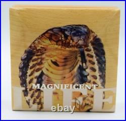 Cook Islands 2017 Cobra Snake Magnificent Life 1 Oz Silver Proof Coin