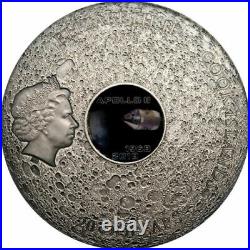 Cook Islands 2018 $20 Apollo 8 50th Ann. 3oz Silver Meteorite Coin PCGS MS70