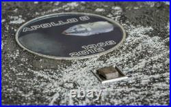 Cook Islands 2018 $20 Apollo 8 50th Ann. 3oz Silver Meteorite Coin PCGS MS70