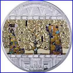 Cook Islands 2018 20$ Masterpieces Of Art TREE OF LIFE Gustav Klimt Silver Coin